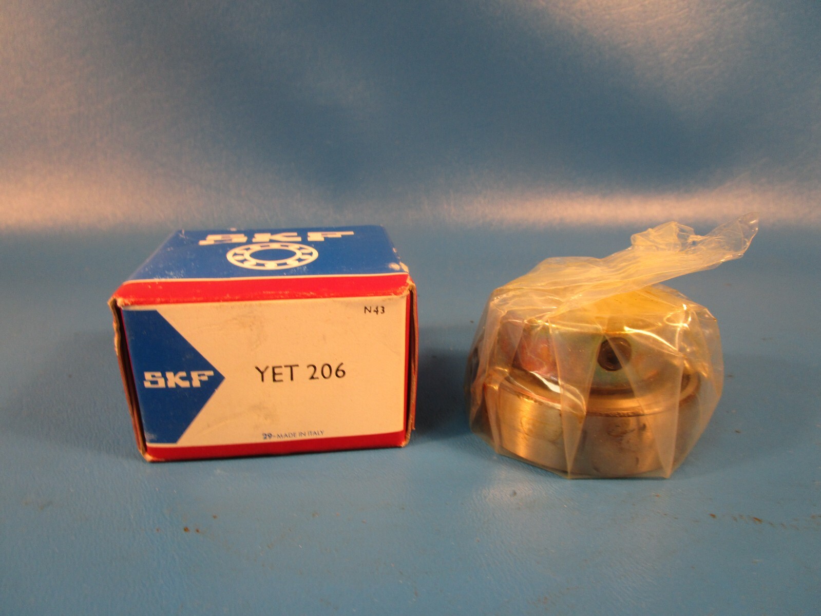 SKF YET 206, Ball Bearing Insert, 30mmX62mmX23.8mm, Eccentric Collar