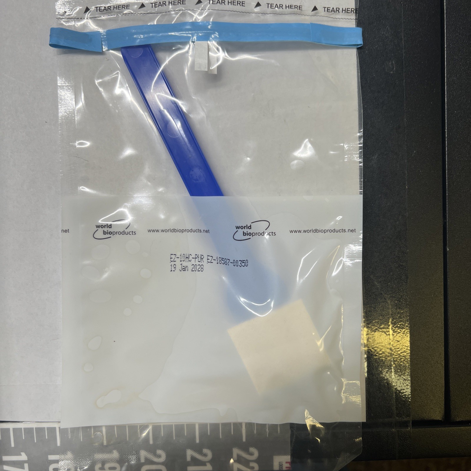 World Bioproducts EZ-10HC-PUR Surface Sampling EZ Reach Sponge