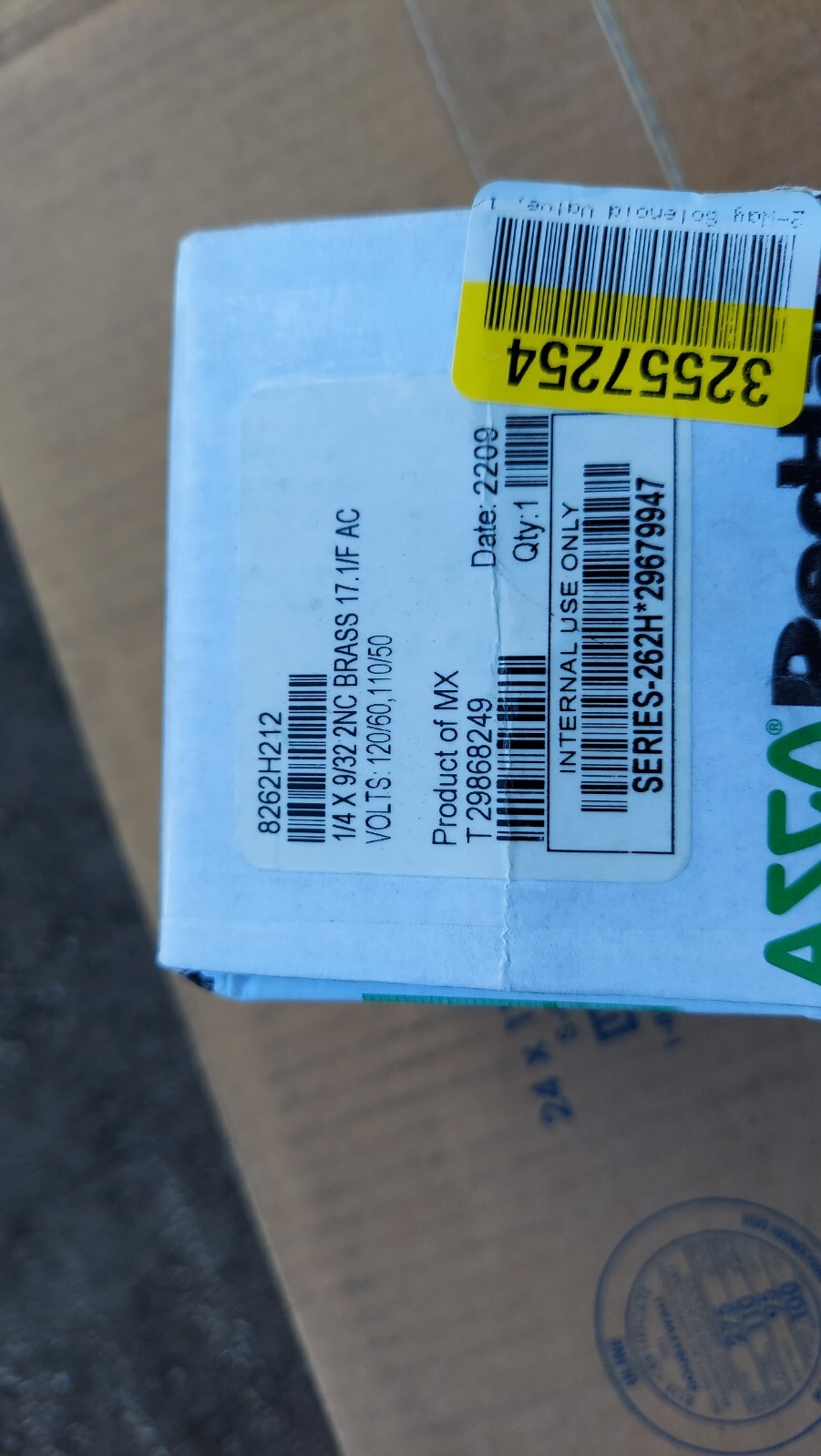 New Asco Asco 8262H212 Valve