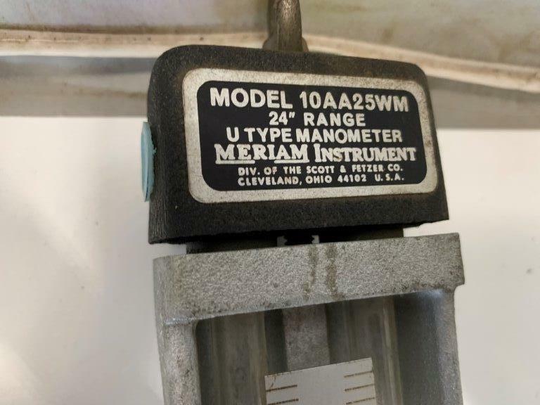 Meriam Instrument U Type Mano Meter 10AA25WM