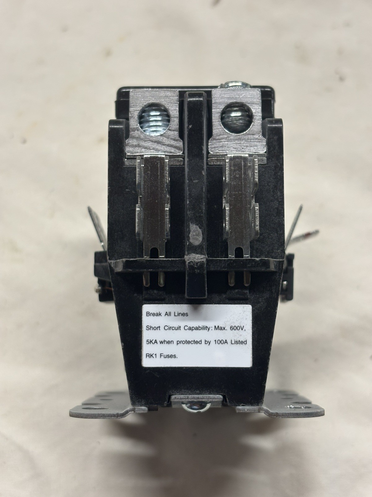 Packard TMX240A2 Max Definite Purpose Contactor 2 Pole, 40 Amp, 24 Volt Coil