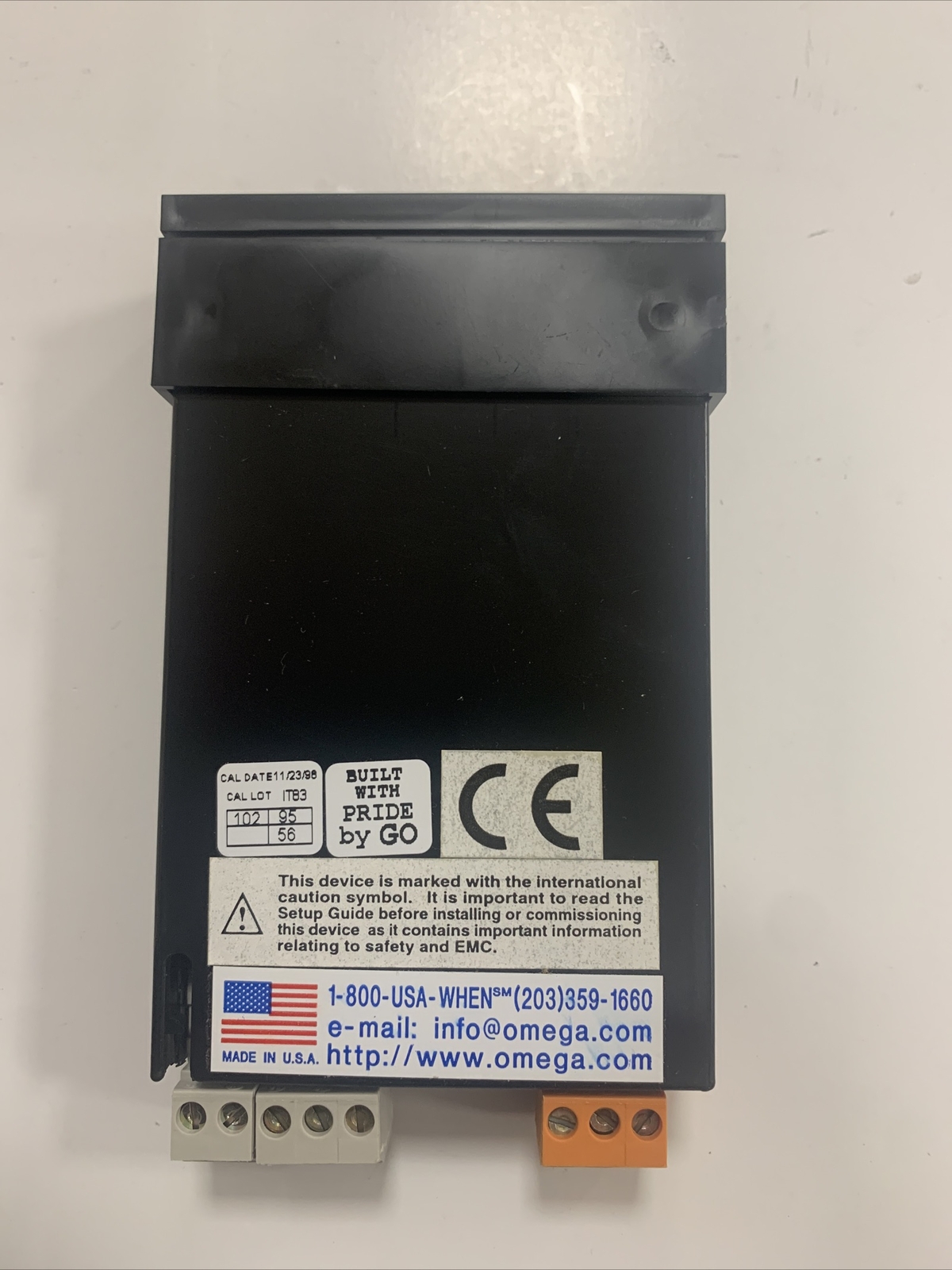 Omega DP116-TF1 Temperature Indicator – NEW
