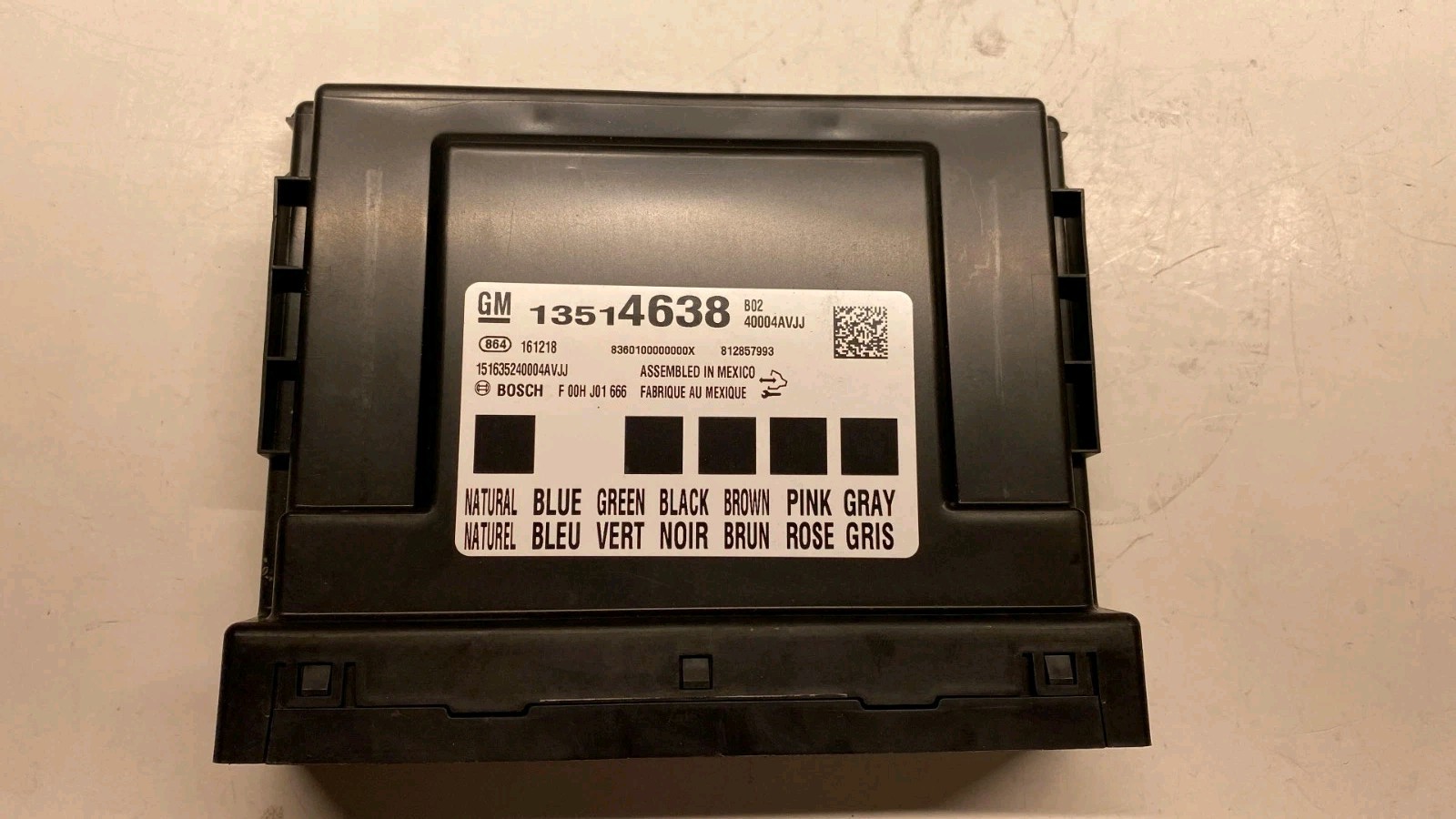 17 Chevy Malibu 13514637 GMC Chevrolet Body Control Module