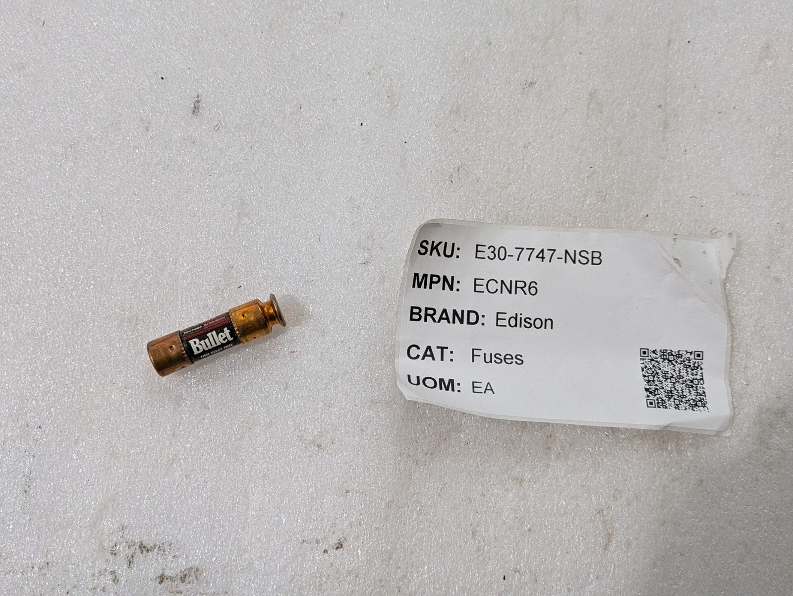 Edison ECNR6 Class RK5 Time Delay Fuse 6A 250VAC 200kA Industrial 7/ORDER