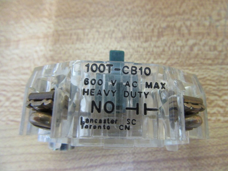 Joslyn Clark Sylvania 100T-CB10 Contact Block 100TCB10 (Pack of 3)