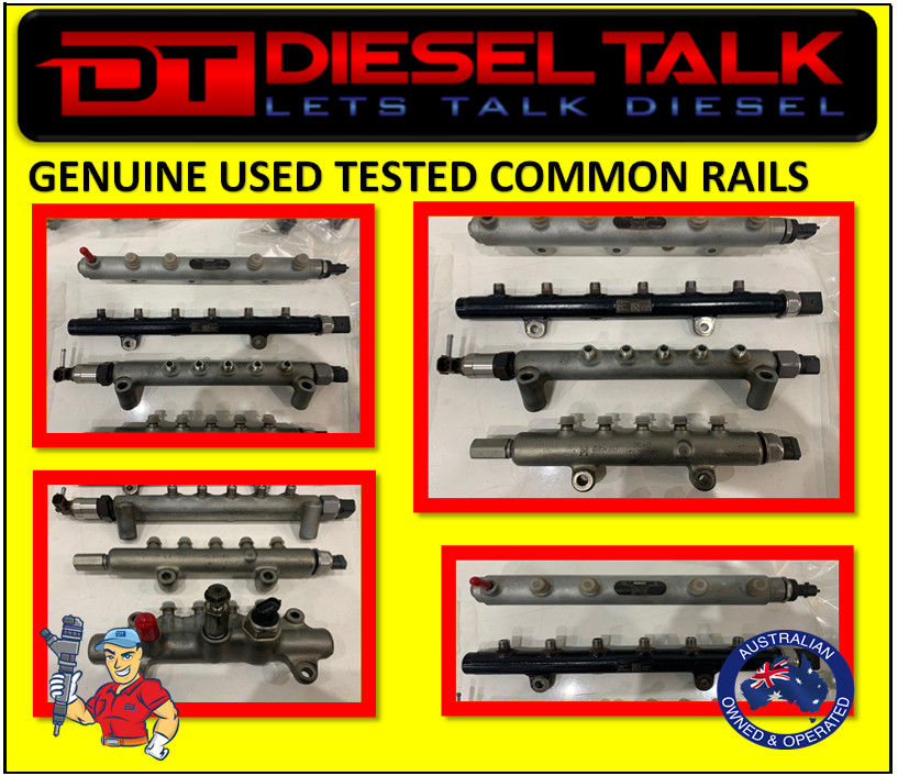 GENUINE USED COMMON RAIL TESTED. MITSUBISHI 1465A034 COMMON RAIL. PAJERO TRITON