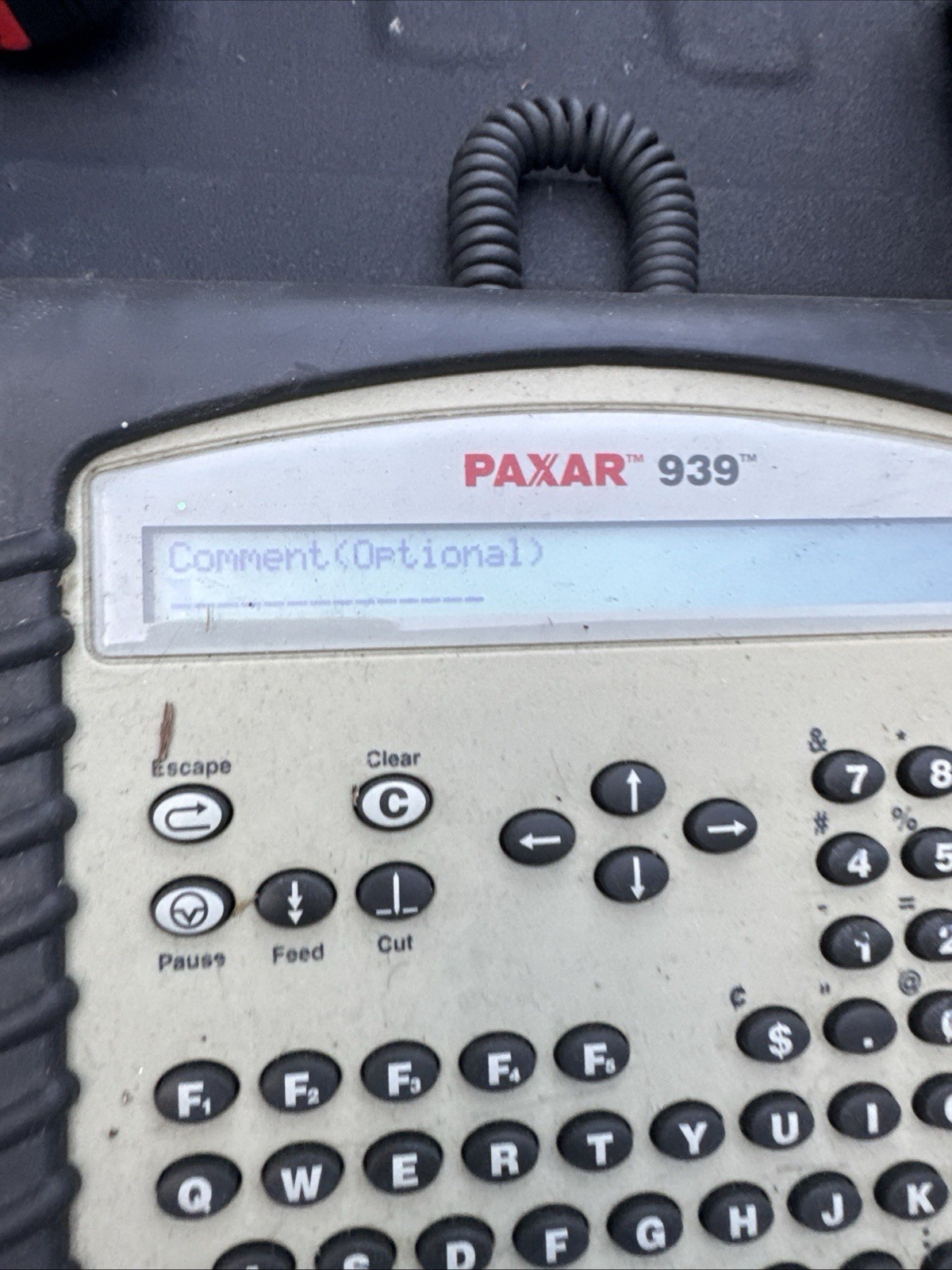 Morchch Paxar 939 Thermal Barcode Printer With Keyboard Input Pad Tested! HTF