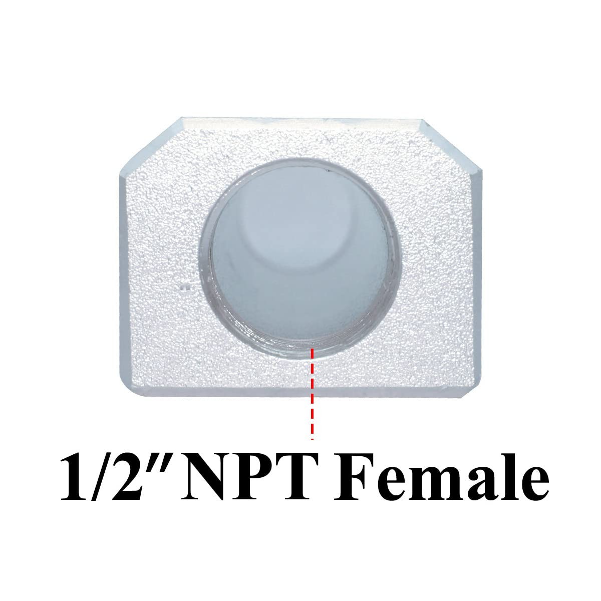 2 Way 4 Port 1/2″NPT Input Port 1/4″NPT Output Port Aluminum Air Hose Inline …