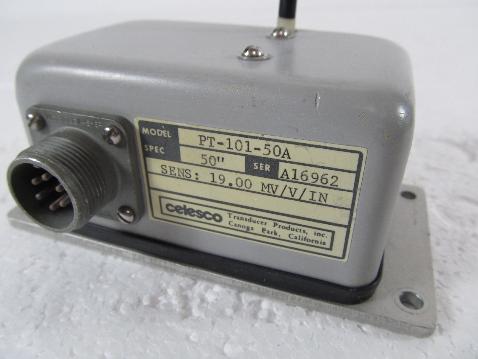 Celesco PT-101-50A Cable Extension Position Transducer