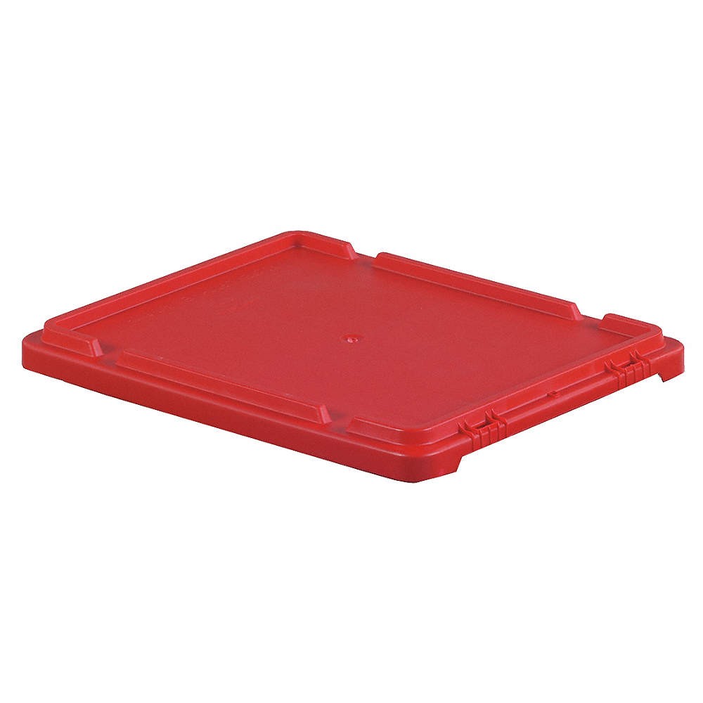 LEWISBINS CSN2117-1 Red Lid,Red,Polypropylene,21.30 in 6UFZ7