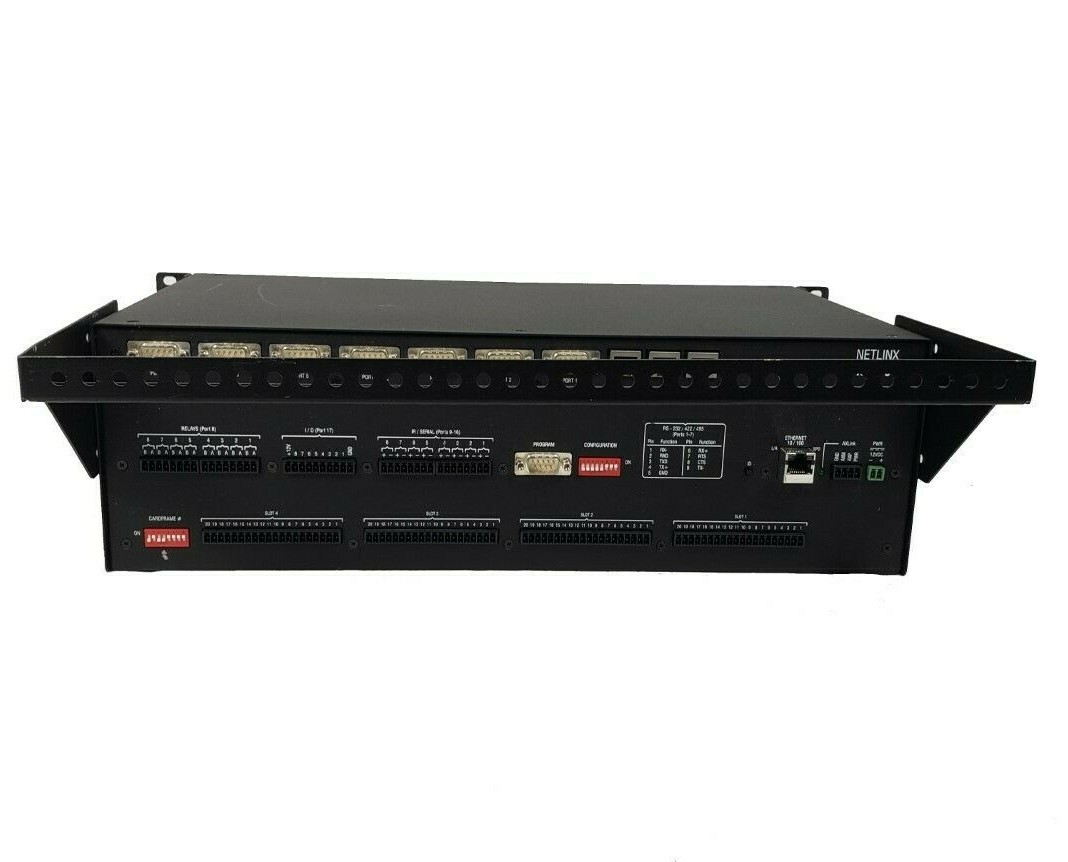AMX NI-4100 Netlinx 7-Port 4-Slot RS232/485 Central Controller Rack Mounted