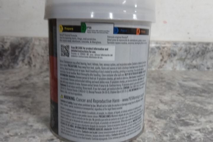 3M Bondo OR-QT-ES 6 Pk 28 Fl Oz Container Size Pink Body Filler (BW)