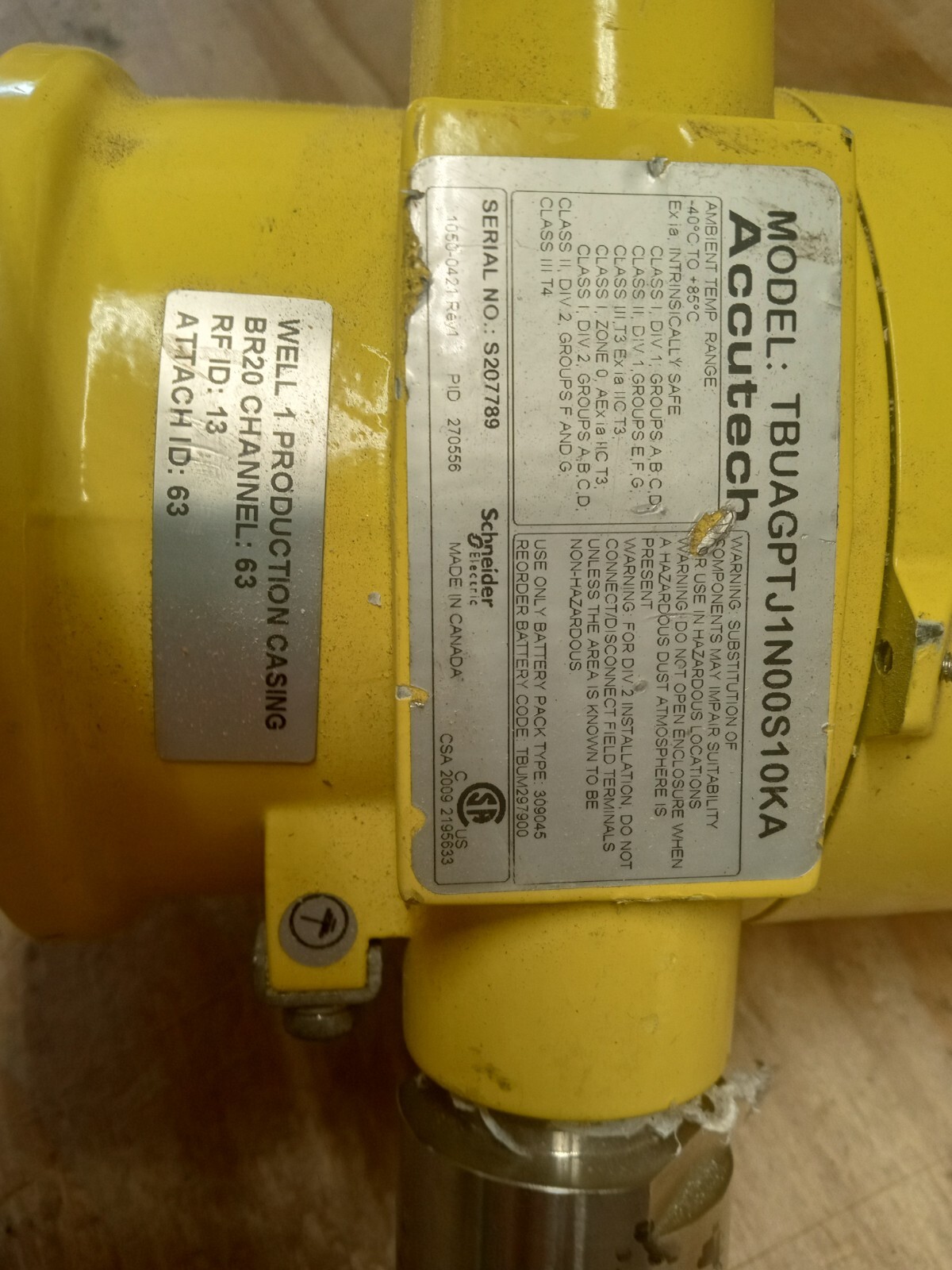 Schneider Electric Accutech TBUAGPTJ1N00S10KA