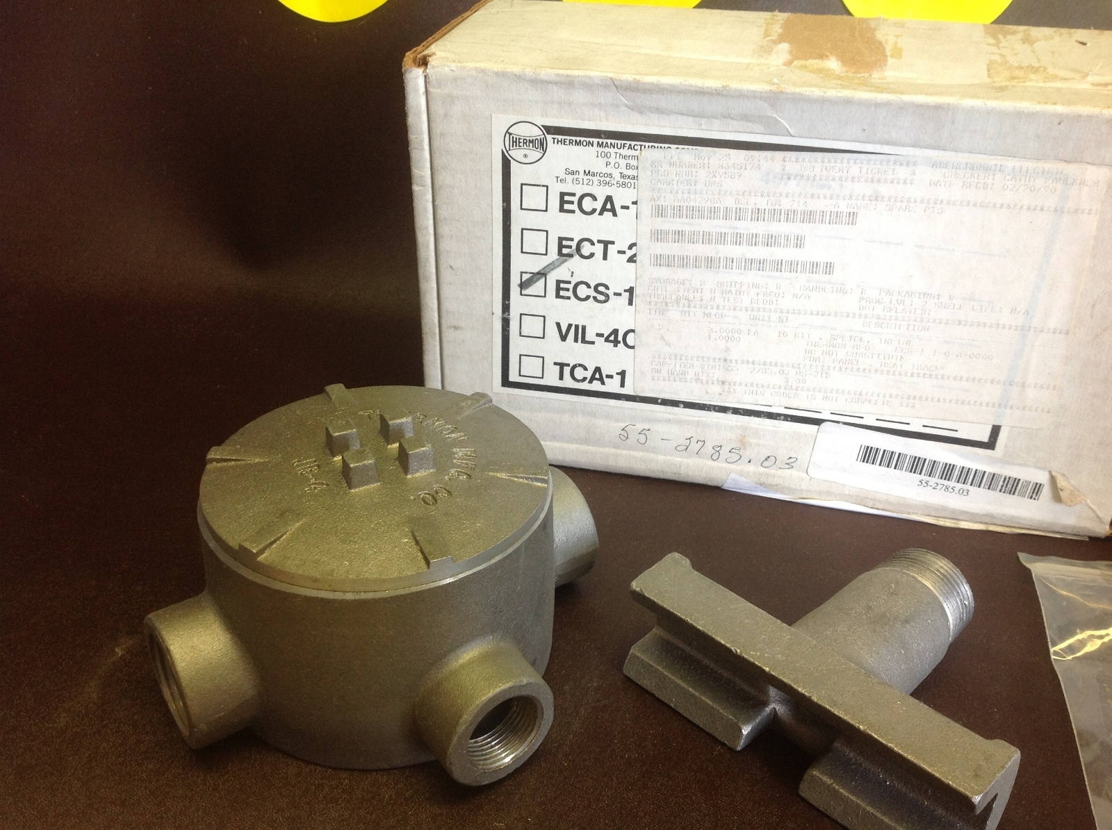 THERMON ECS-1 SX CABLE IN LINE SPLICE KIT JUNCTION BOX NEW NOS NEMA 4/7 $98