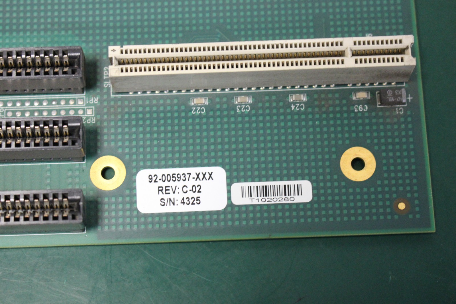 TRENTON MOTHERBOARD BACKPLANE 92-005937-XXX