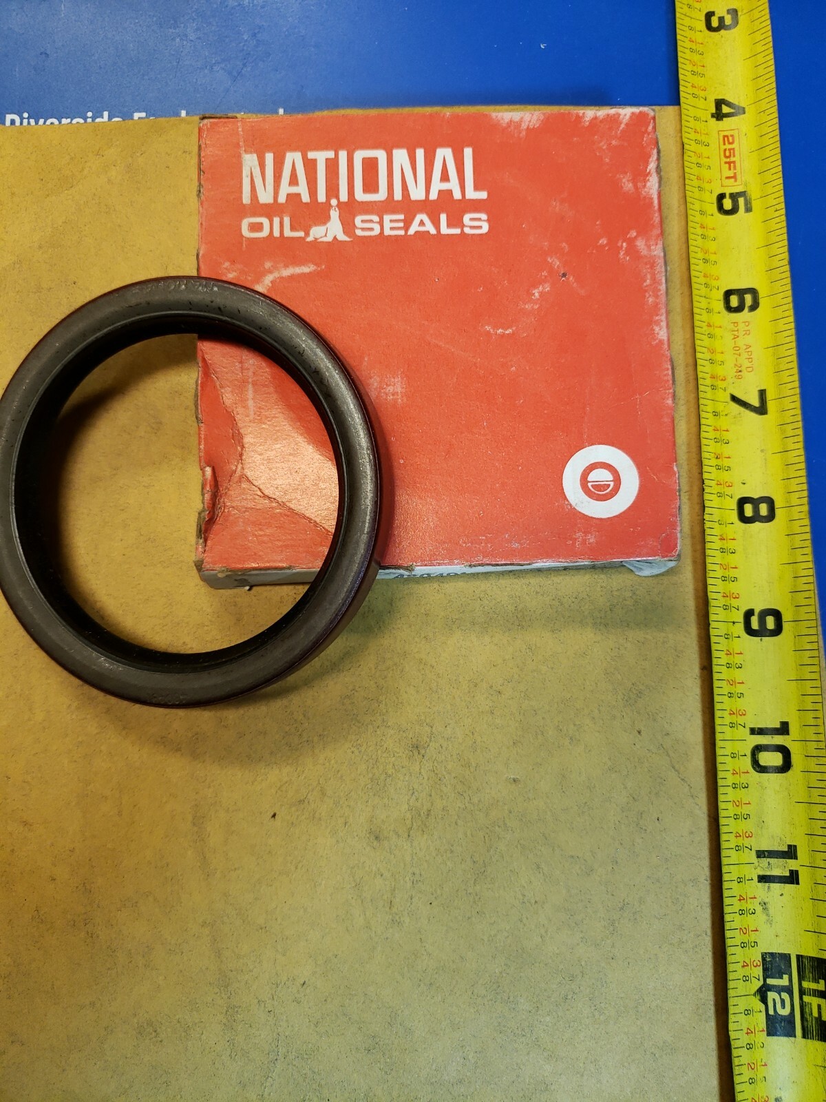 NOS NATIONAL 480491 OIL SEAL, 2.750 X 3.481 X 0.500 FREE SHIPPING!