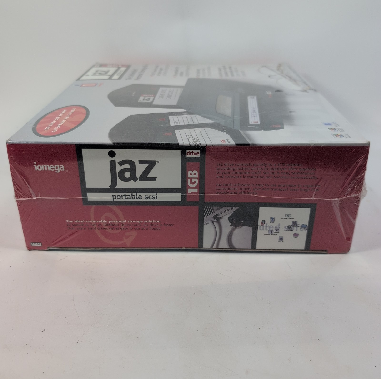 Iomega 1G Jaz External SCSI Storage Magnetic Disk Disc Drive – New Sealed