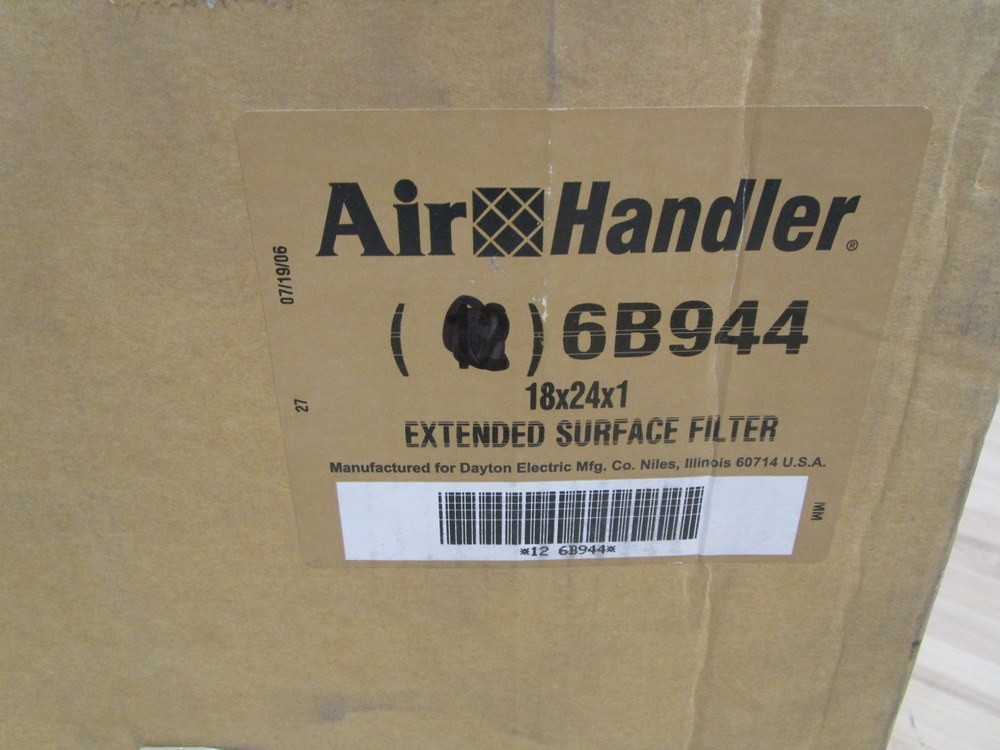Air Handler 6B944 Extended Surface Filter (Pack of 9)