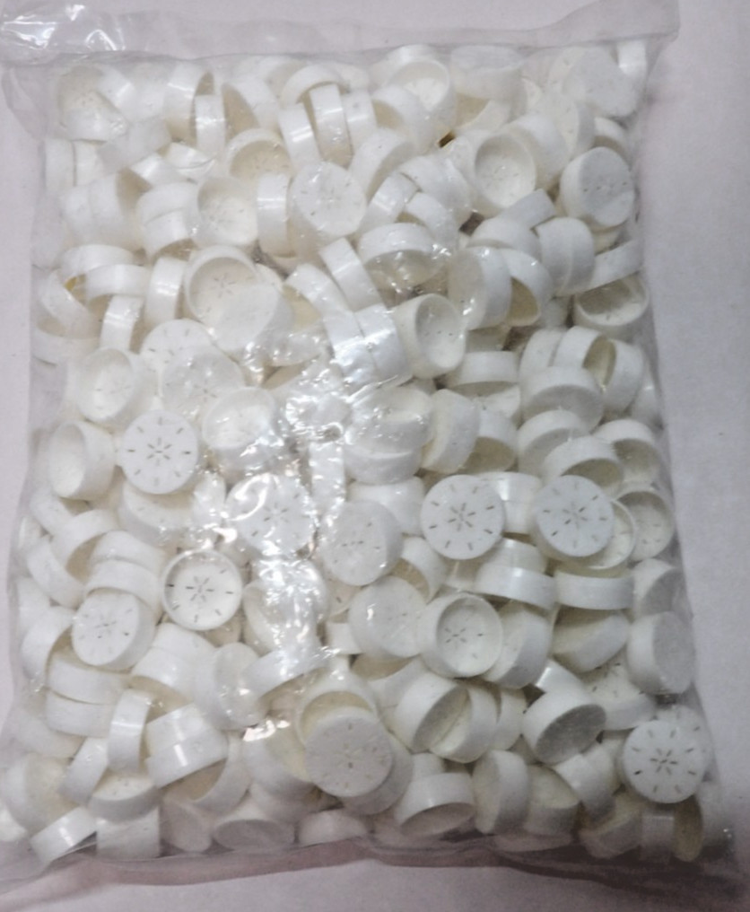 Lot Of 500 Plastic Piceses With Holes In Them 21.8mm x 8.1mm
