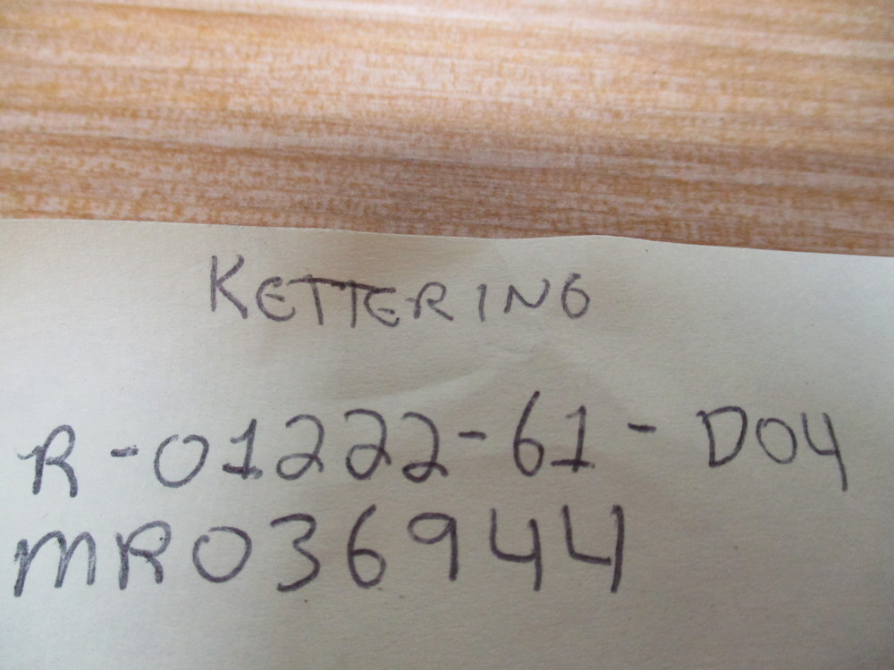 Kettering R-01222-61-D04 Tooling Block MRO36944