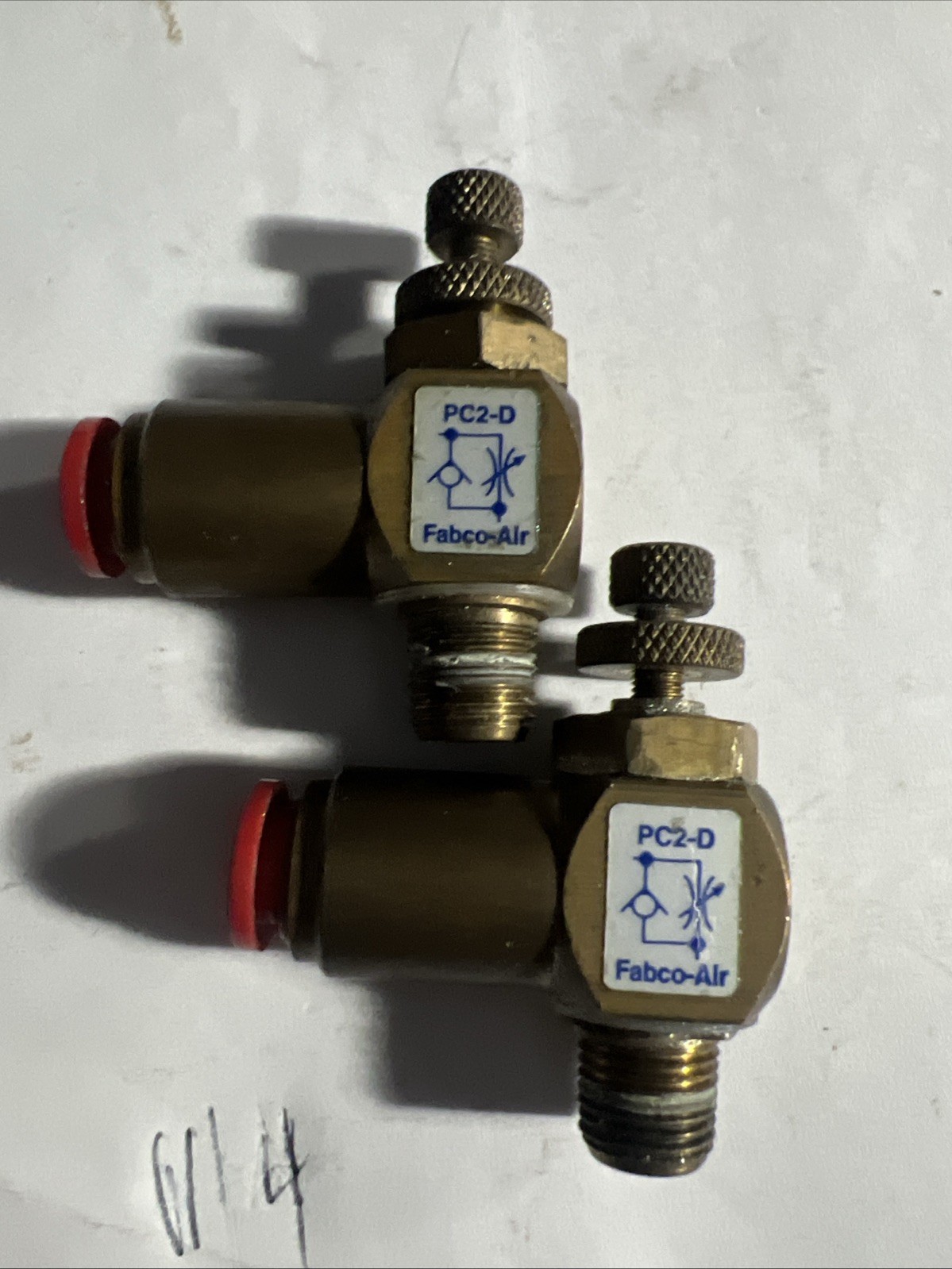 NYCOIL-Air PC2-D Port Mounted Flow Controls PC2-D (Pack of 2)