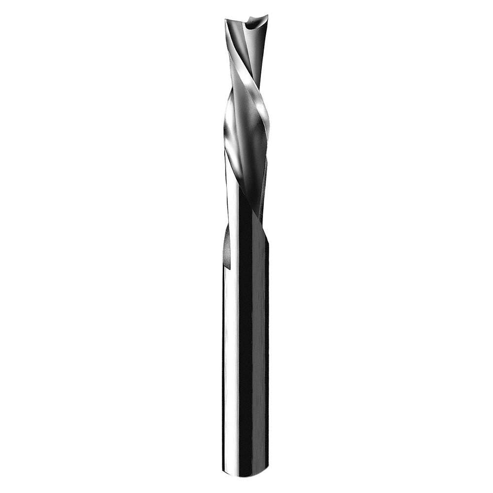 ONSRUD 57-261 Solid Router Bit,3/16″,Spiral Downcut 4VZX7