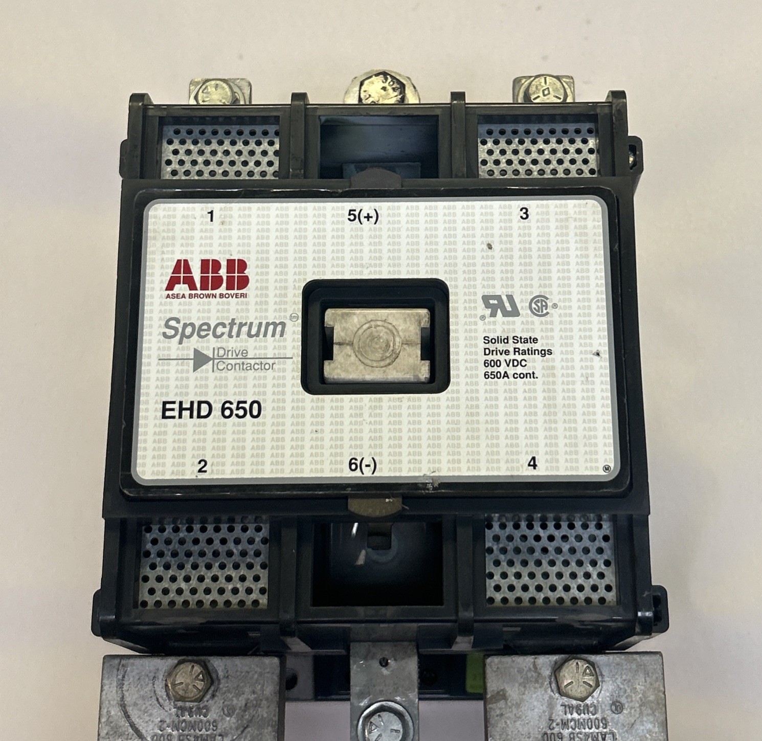 ABB,EHD650,DRIVE CONTACTOR 650A 600V