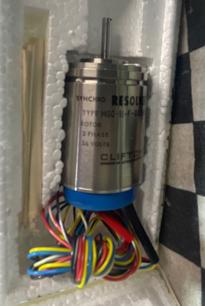 CLIFTON PRECISION HSC-11-F-08/B651, HSC11F08B651, BRUSHLESS VECTOR RESOLVER