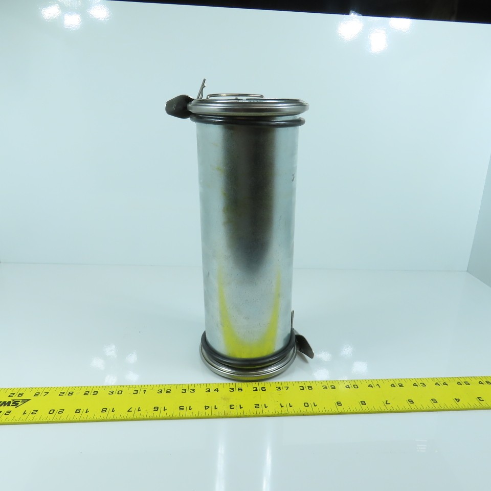 4″ Quick Clamp Rolled Edge Galvanized Steel Duct Pipe Coupling 11-1/2″ OAL