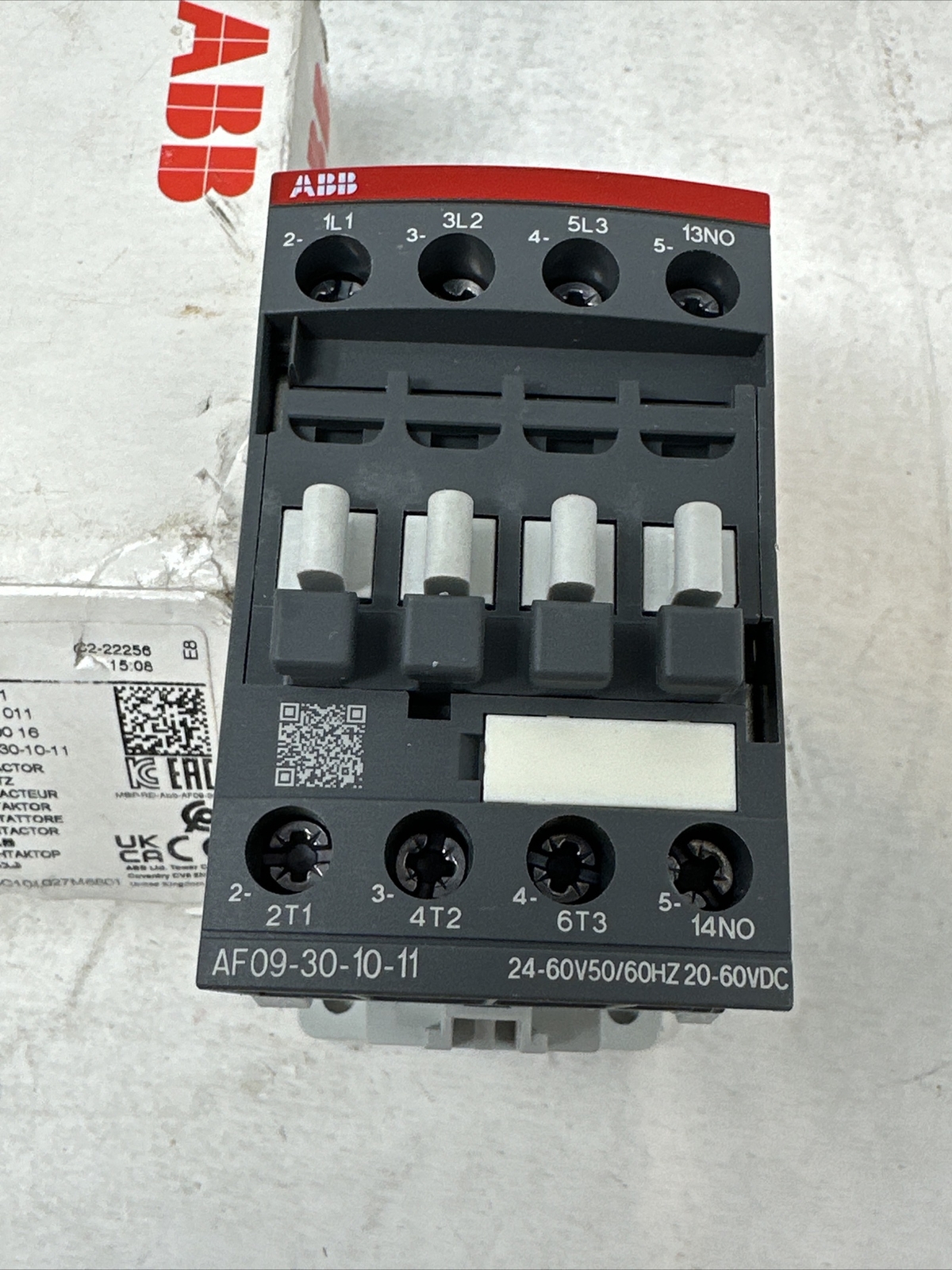 ABB AF09-30-10-11 24-60V50/60HZ 20-60VDC Contactor 1SBL137001R1110