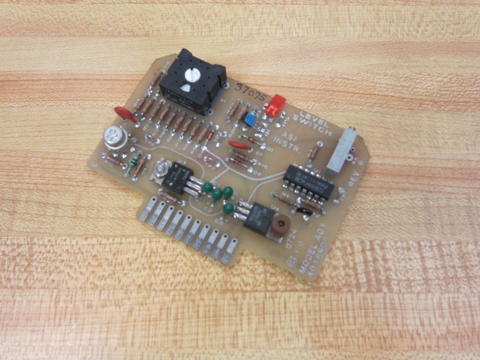 ASI A01 Level Switch Board Model:A01 A016901