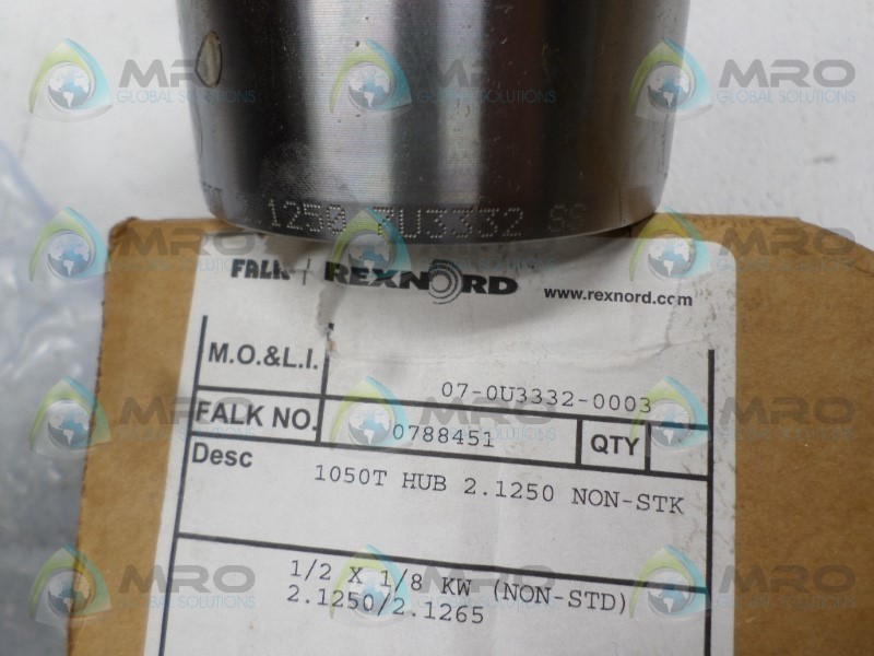REXNORD 0788451 1050T HUB 2.1250″ NSMP