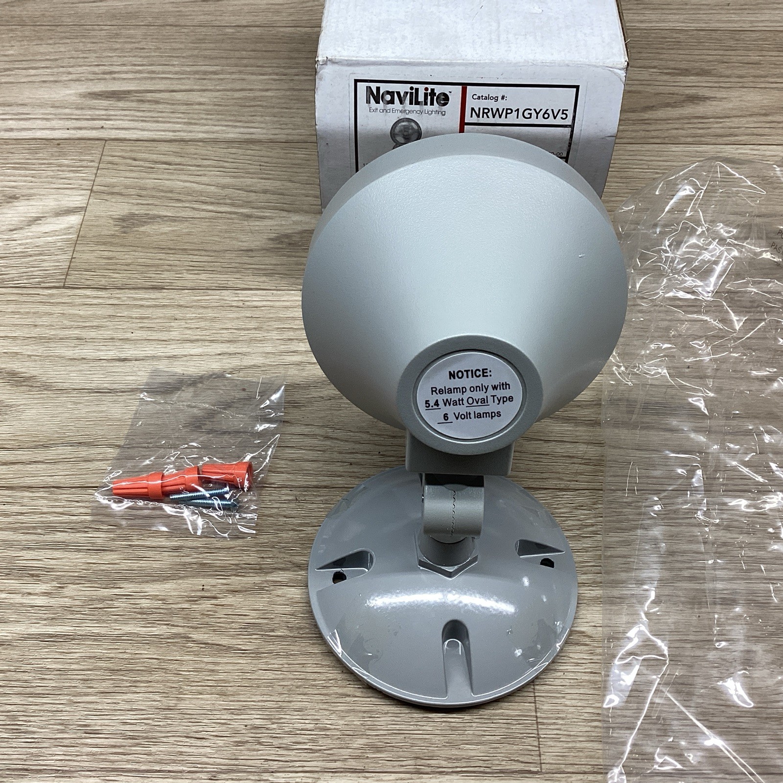 NAVILITE NRWP1GY6V5 EMERGENCY REMOTE HEAD LIGHT #108D87PR5*CO
