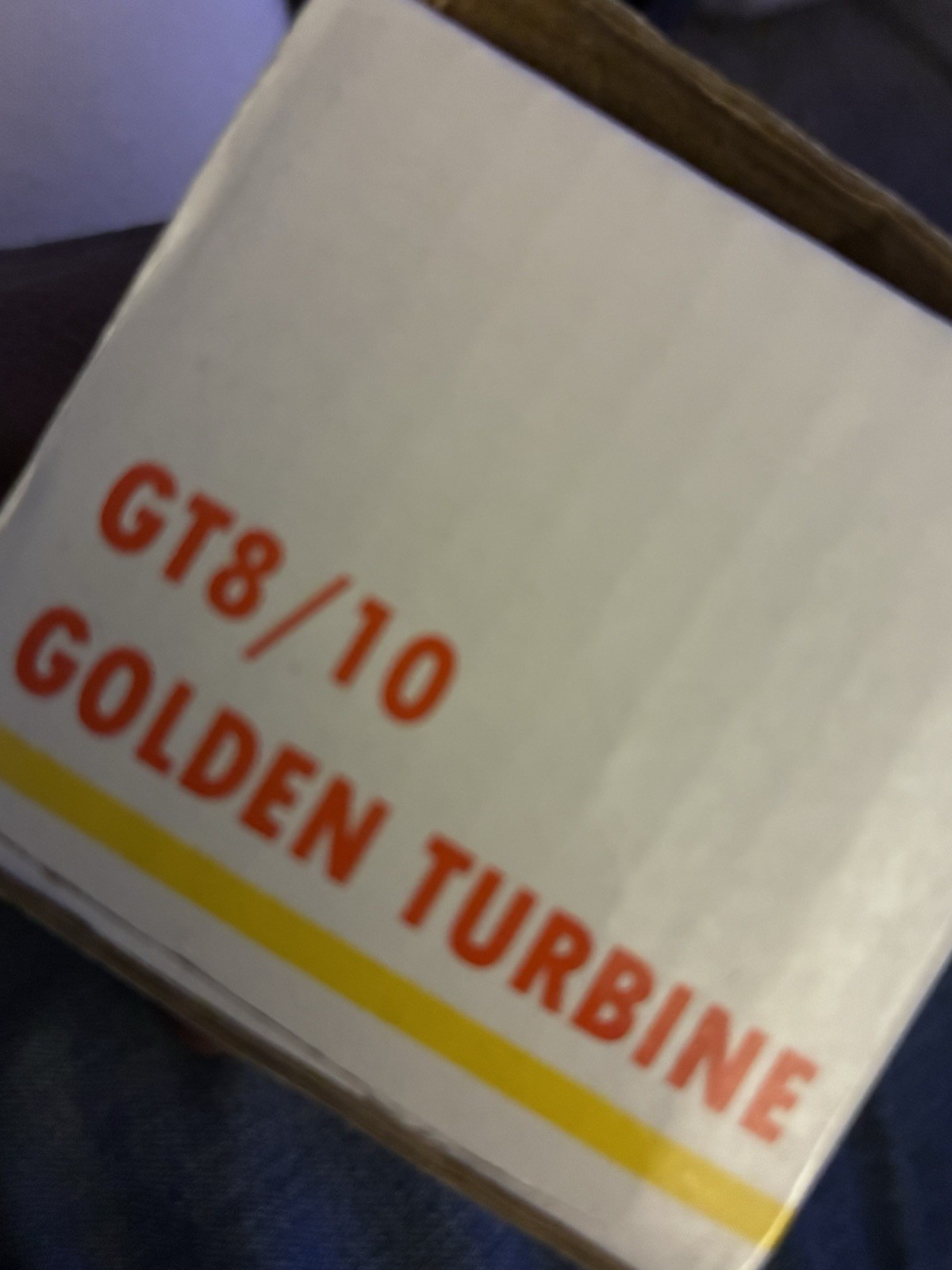 Golden Turbine GT8/10 Industrial Component Unit Yellow In Box