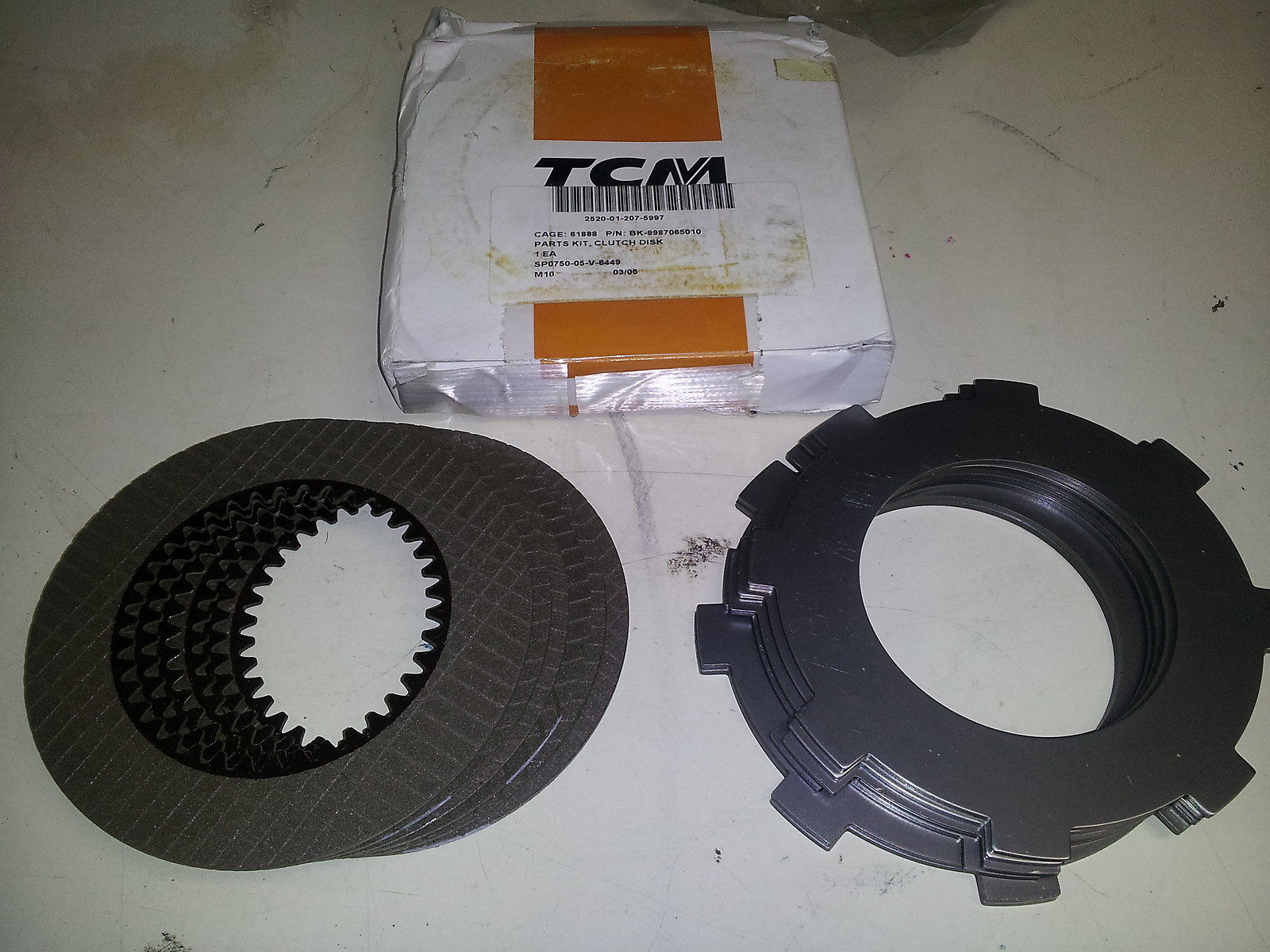 New TCM Clutch Disc Parts Kit BK-9987065010 2520012075997 7065008000 9987065020