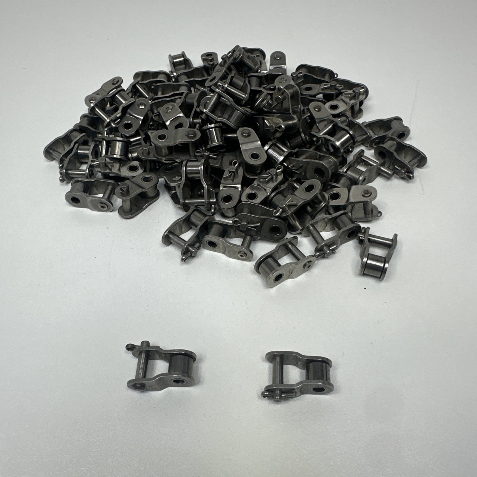 Whitney Chain Offset Link Chain 41 Pitch 1/2” Lot of 85 Stainless Steel ￼