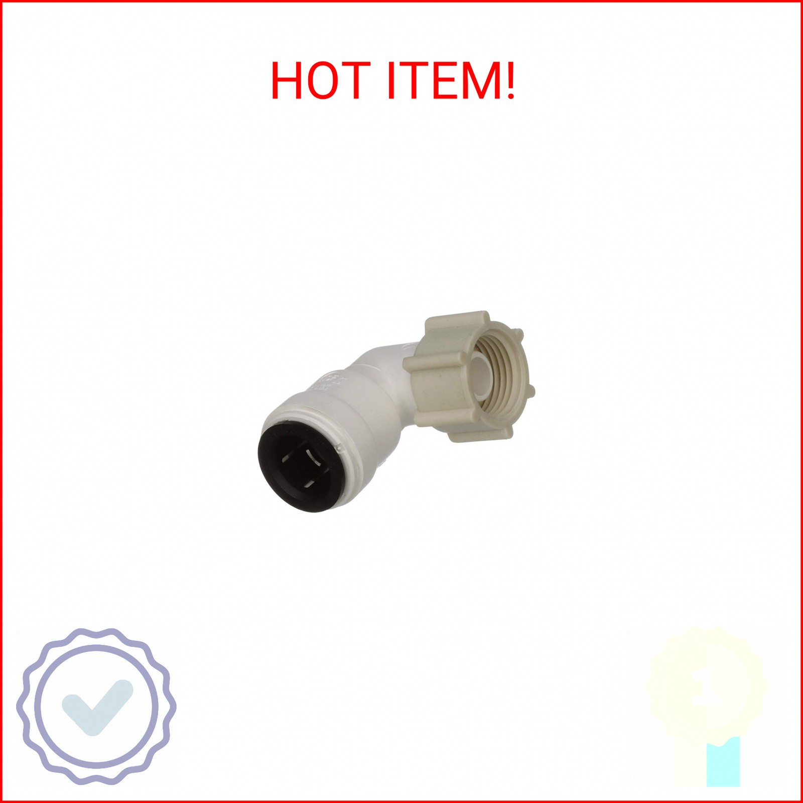 Watts AquaLock 1/2″ CTS x 1/2″ NPS Quick Connect Female Swivel Elbow Connection