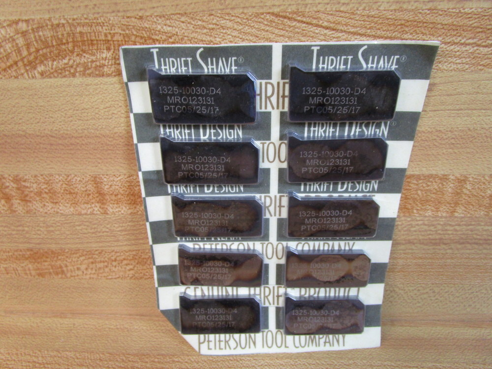Peterson Tool 1325-10030-D4 Insert MRO123131 (Pack of 10)