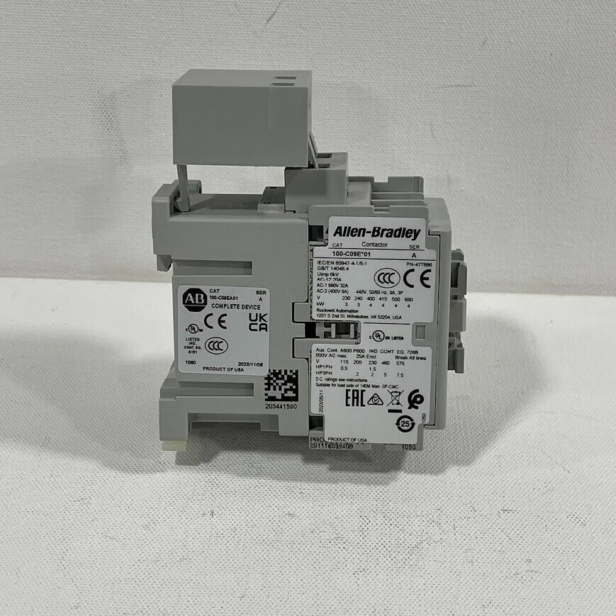 Allen Bradley 100-C09EA01 Contactor 220-250VDC Electronic Coil 100-C09E*01