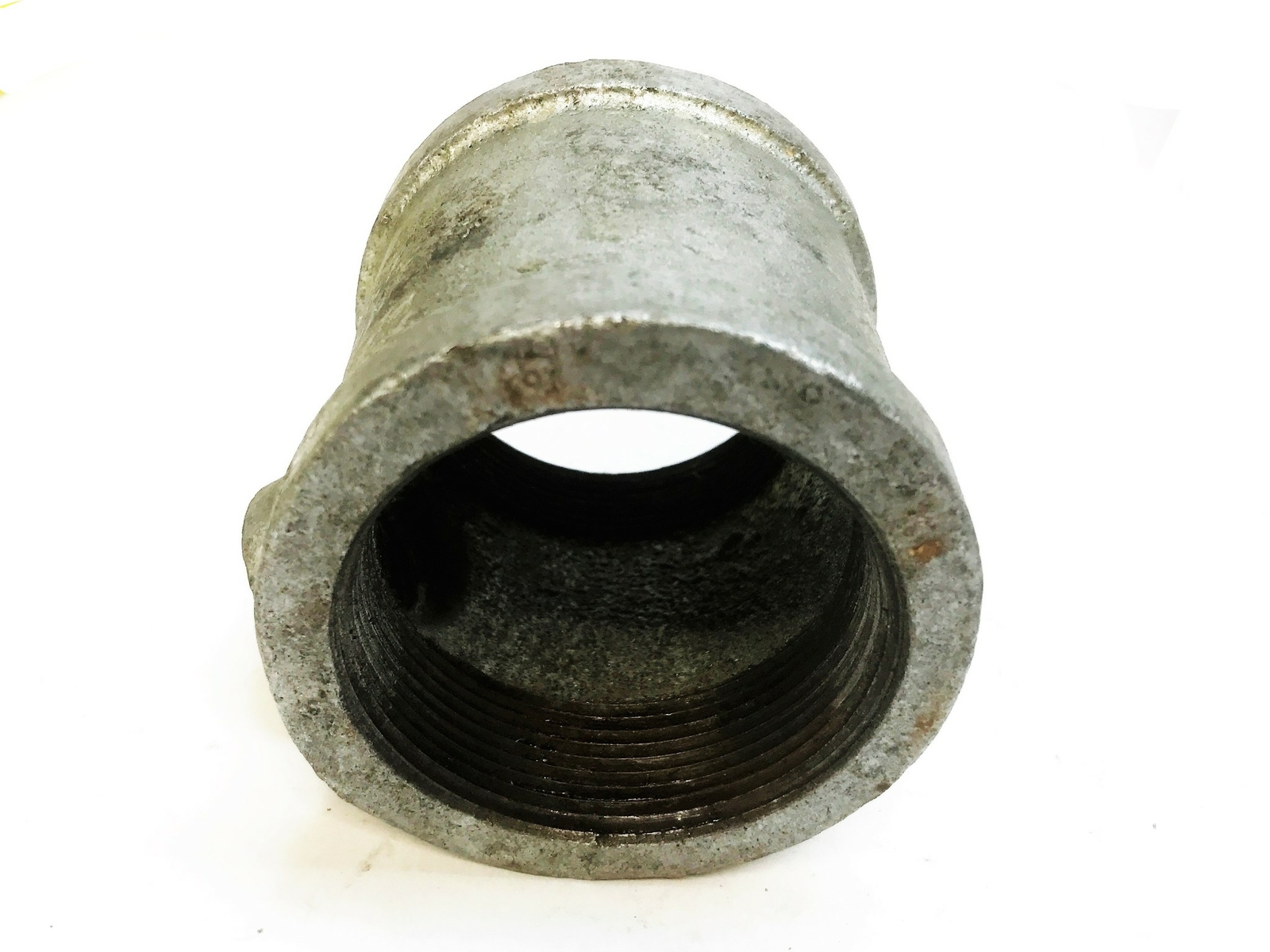 Galvanized Malleable Iron 2″ Female x 1/2″ Female x 2″ Female Tee NOS