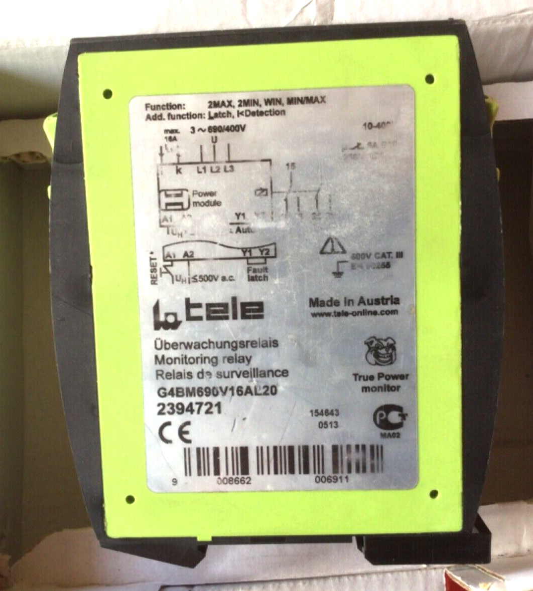 TELE G4BM690V16AL20 True Power Monitor – USED