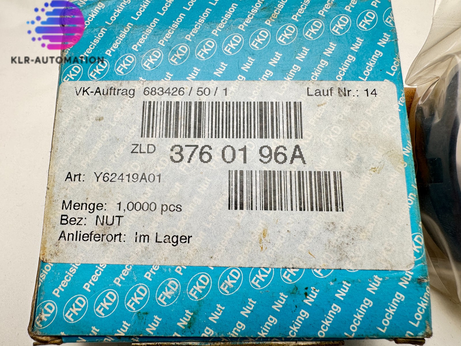 FKD High Precision Locking Nut ZLD 376 01 96A Y62419A01 NEW