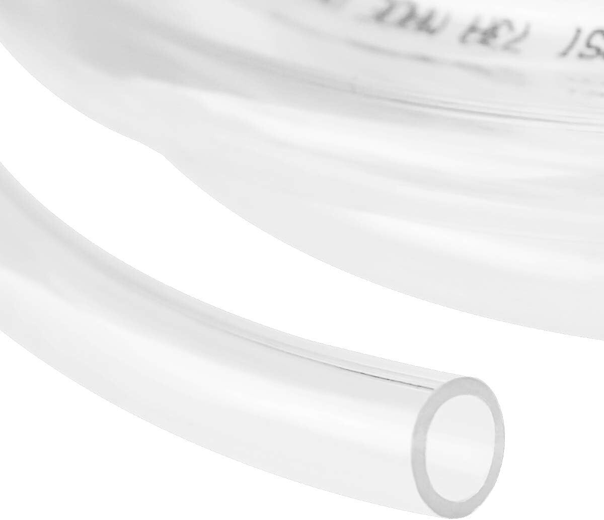 25FT x 5/8″ ID Clear Vinyl Tubing BPA Free UV Chemical Resistant Hose