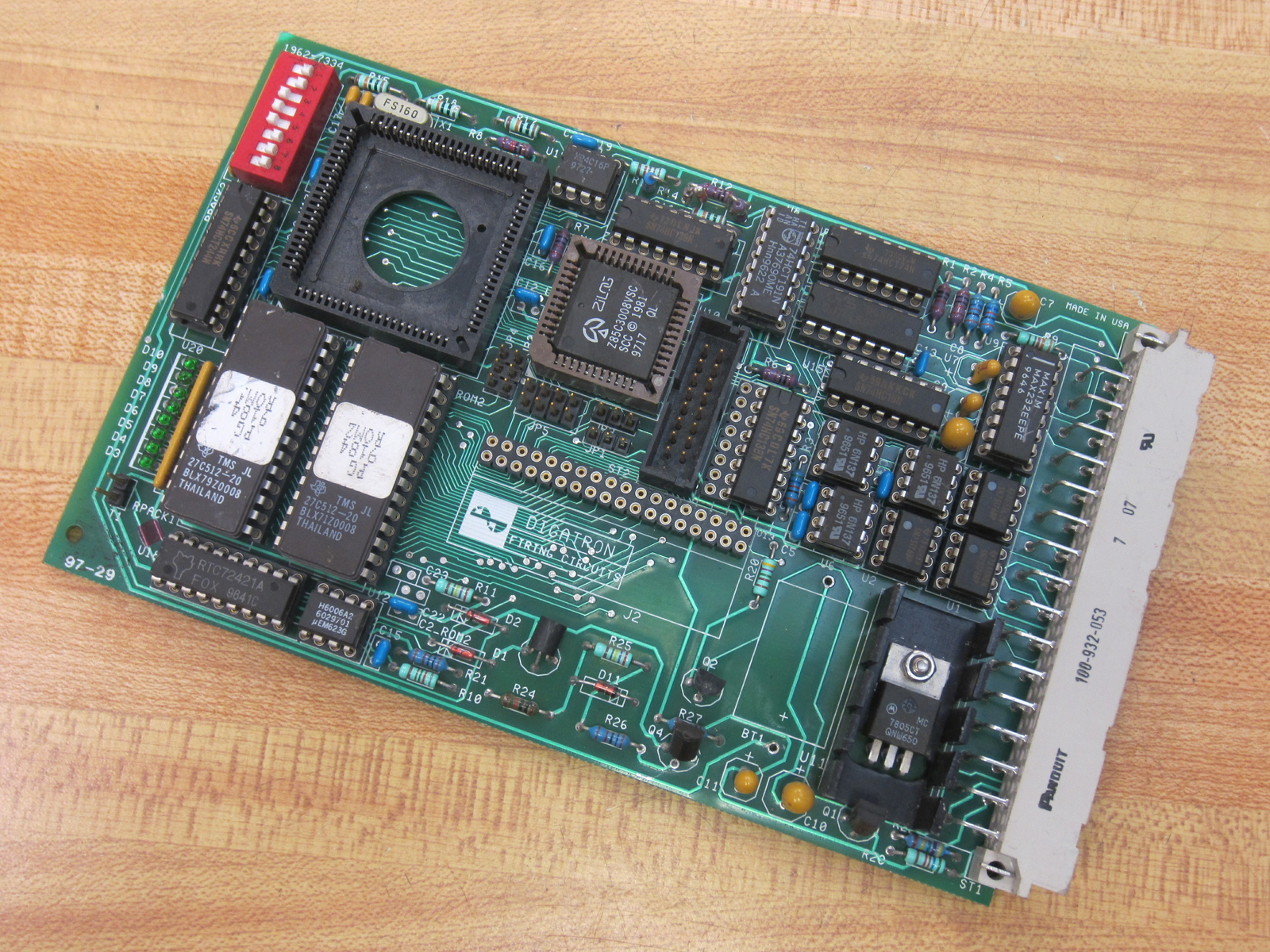 Digatron 1962-7334 Circuit Board 19627334 #2 W/O Integrated Circuit