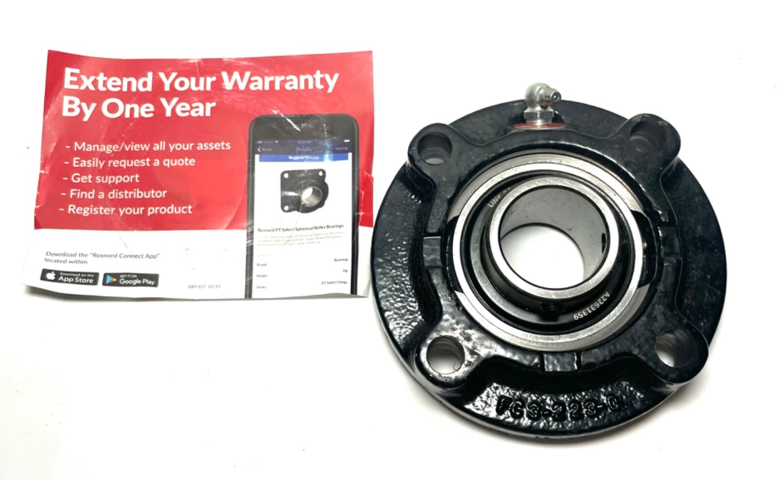 REXNORD LINK-BELT BS228632 FLANGE BLOCK , 4-BOLT FG3-223-0