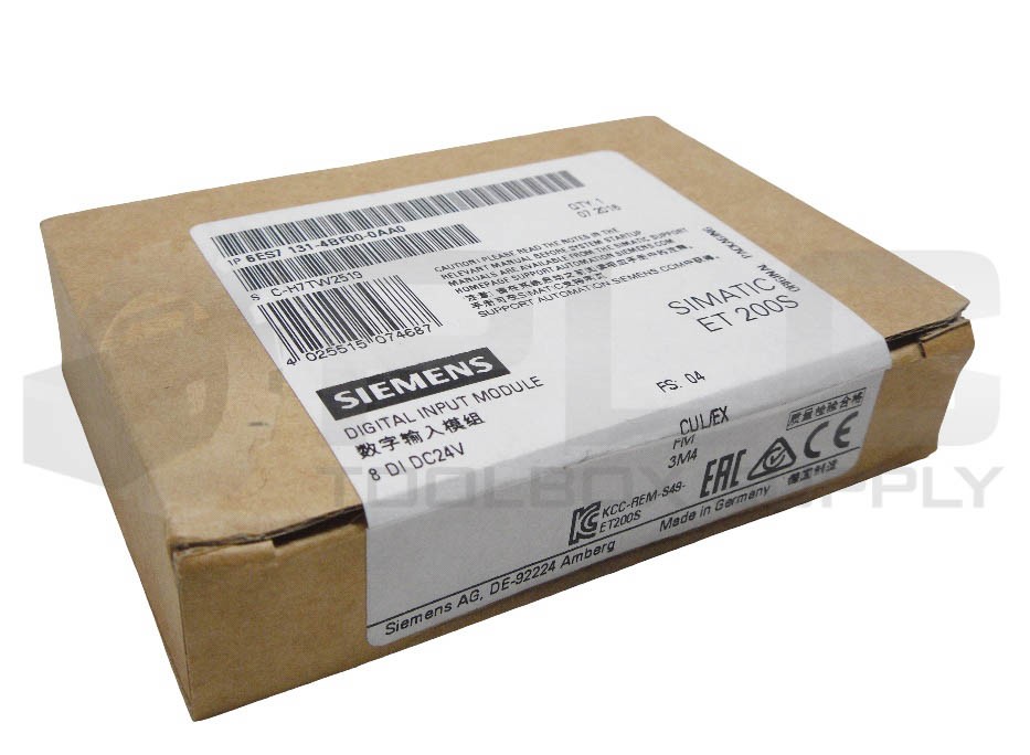 SEALED NEW SIEMENS 6ES7 131-4BF00-0AA0 DIGITAL INPUT MODULE SIMATIC ET 200S