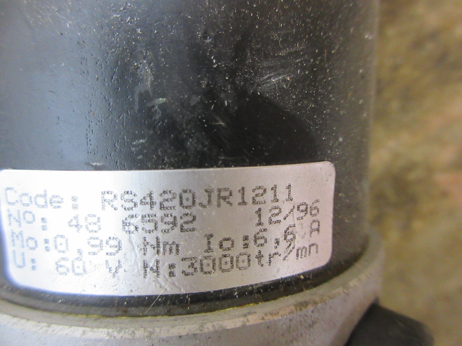 ABB AGIE EDM GEC ALSTHOM MOTOR RS420JR1211 409345 CNC STEGMANN DG 60 K6D GHA-121