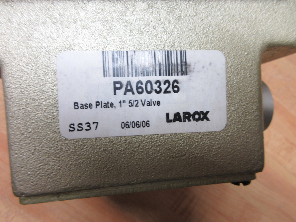 Larox PA60326 Base Plate SS37