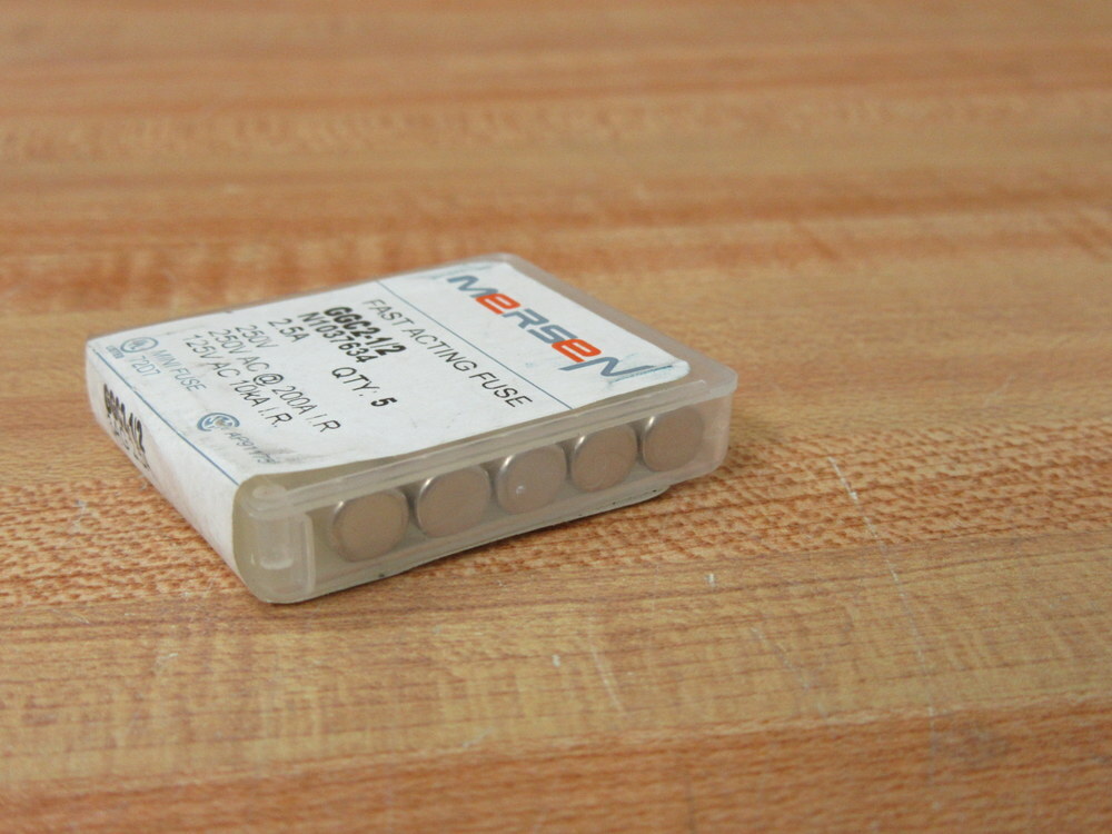 Mersen GGC2-1/2 Fast Acting Mini Fuse GGC212 (Pack of 20)