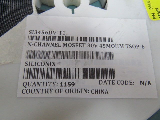 SILICONIX SI3456DV-T1 Qty of 1100 per Lot N-CHANNEL MOSFET 30V 45MOHM TSOP-6